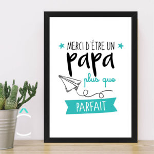 Cadre – Merci d’être un papa plus que parfait