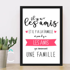 Cadre – Il y a les amis et il y a la famille. Et puis il y a les amis qui deviennent une famille