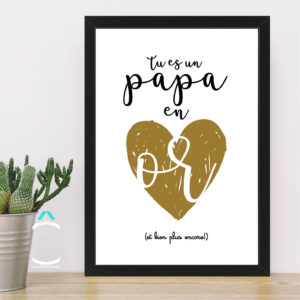 Cadre – Tu es un papa en or