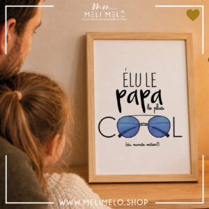 Cadre – Élu le papa le plus cool du monde