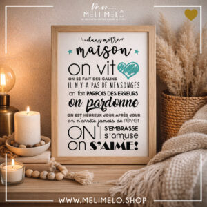 Cadre – Dans cette maison