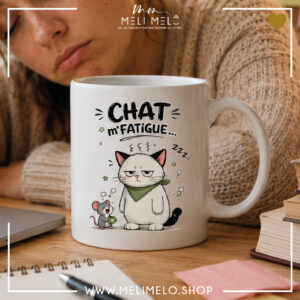 Mug – Chat m&rsquo;fatigue
