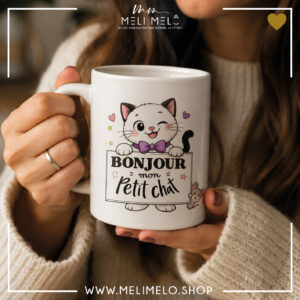 Mug – Bonjour mon petit chat