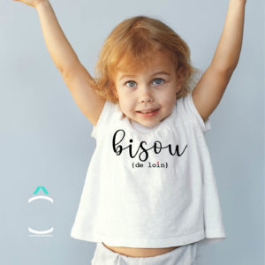 T-shirt Enfant – Bisou de loin