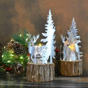 Noël – Bougie de Noël en acier