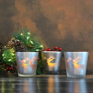 Noël – Bougeoir de Noël (lot de 3)