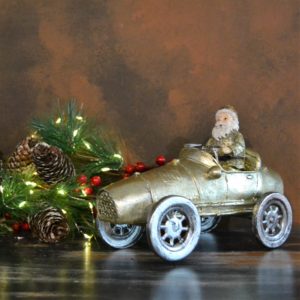 Noël – Père Noël en voiture