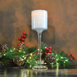 Noël – Bougeoir en verre