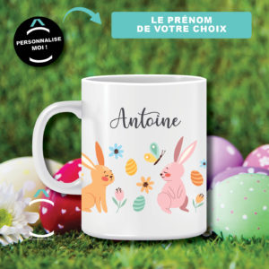 Mug personnalisable – Lapins