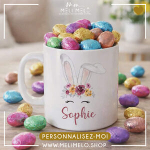 Mug personnalisable – Mademoiselle Pâques