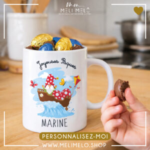 Mug personnalisable – Lutin de Pâques