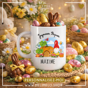 Mug personnalisable – Lutin de Pâques