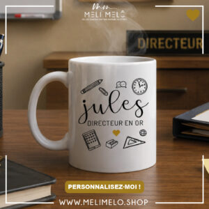 Mug personnalisable – En or