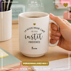 Mug personnalisable – La petite pause café de mon