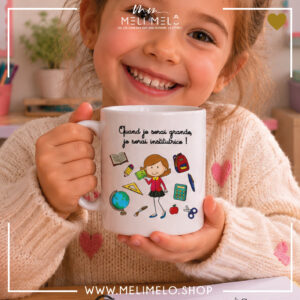 Mug – Quand je serai grande, je serai institutrice