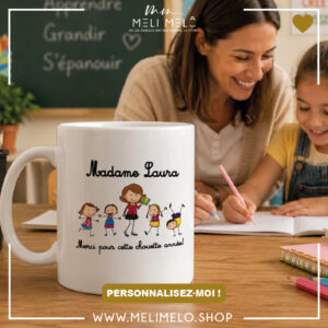 Mug personnalisable – Merci pour cette chouette année