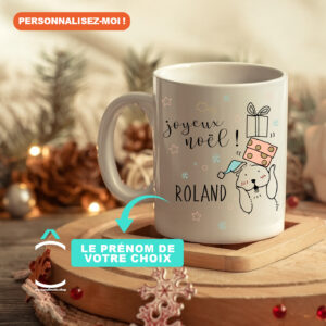 Mug personnalisable de Noël – Joyeux Noël