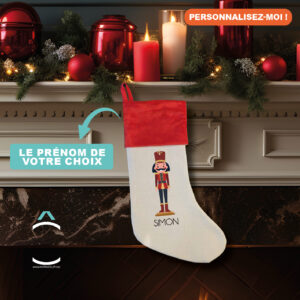 Chaussette de Noël personnalisable – Casse-Noisette