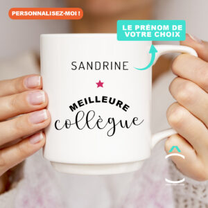 Mug personnalisable – Meilleur(e) collègue