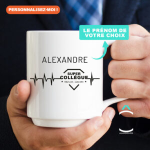 Mug personnalisable – Super collègue