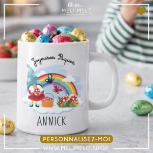 Mug personnalisable – Lutin de Pâques