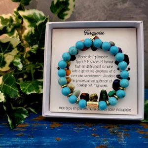 Bracelet en pierres protectrices – Turquoise