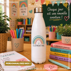 Gourde isotherme – Arc-en-ciel
