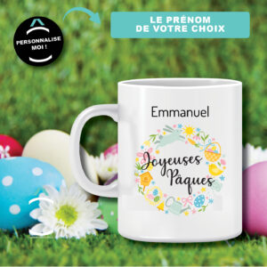 Mug personnalisable – Joyeuses Pâques
