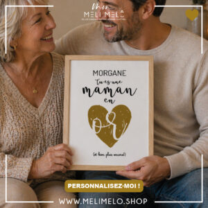 Cadre personnalisable – Tu es une maman en or