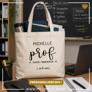 Tote-bag personnalisable – Prof tout-terrain