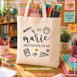 Tote-bag personnalisable – En or