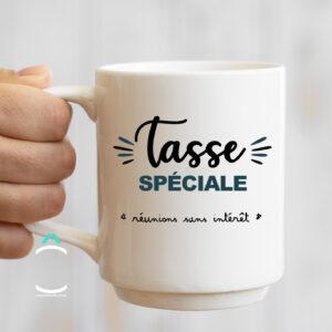 Mug – Tasse spéciale « réunions sans intérêt »