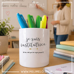 Pot à crayons personnalisable – Je suis… Et toi, c&rsquo;est quoi ton super pouvoir?