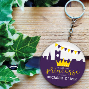 Porte-clés décapsuleur – Je suis une princesse en mode ducasse