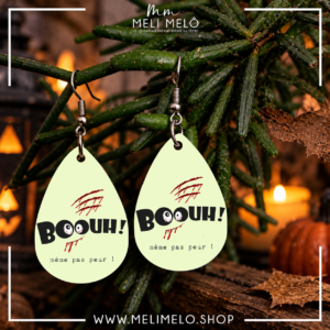 Boucles d&rsquo;oreilles – Boouh !