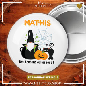 Badge personnalisable – Halloween