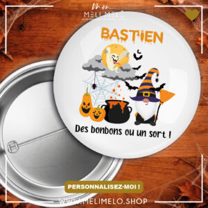 Badge personnalisable – Halloween