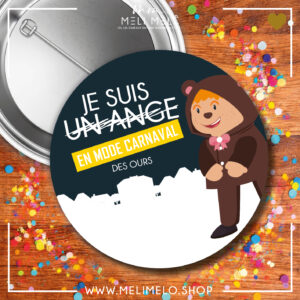 Je suis (un ange) en mode carnaval des ours