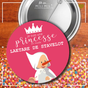 Je suis une princesse en mode Laetare de Stavelot
