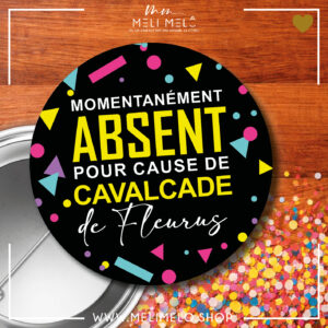 Momentanément absent(e) pour cause de Cavalcade de Fleurus