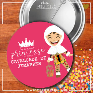 Je suis une princesse en mode Cavalcade de Jemappes