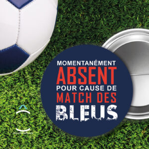 Momentanément absent pour cause de match des Bleus