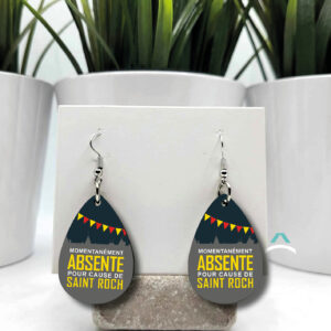 Boucles d’oreilles – Momentanément absente pour cause de Saint-Roch