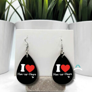 Boucles d’oreilles – I love Ham-sur-Heure