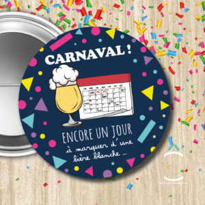 Carnaval, encore un jour à marquer d’une bière blanche