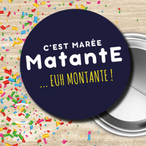 C’est marée Matante! Euh, montante!