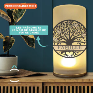 Lampe personnalisée – Arbre de vie