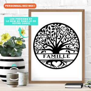 Cadre personnalisable – Arbre de vie