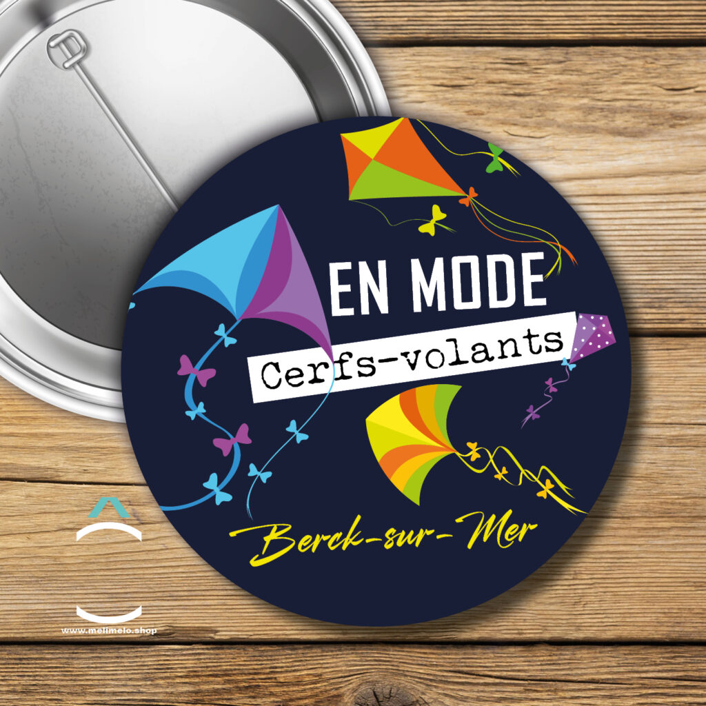 Nos badges, magnets et porte-clés pour les RICV de Berck-sur-Mer