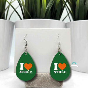 Boucles d’oreilles – I love Strée